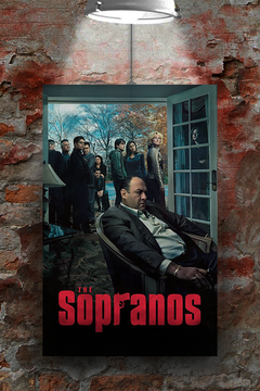 The Sopranos James Gandolfini Poster Print | TV Show Memorabilia | Collector's Art Piece | Mafia Drama Wall Decor