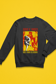 Guns N' Roses Use Your Illusion | Vintage Band Sweatshirt | 90s Rock Apparel | Axl Rose Inspired Design | Retro Grunge Clothing | Slash Guitar Legend | Music Fan Merchandise | Rock Band Fanwear.