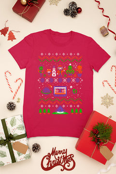 KIDS UGLY: Galactic Guardians | Cassette Tape | Christmas Tee | Retro Design