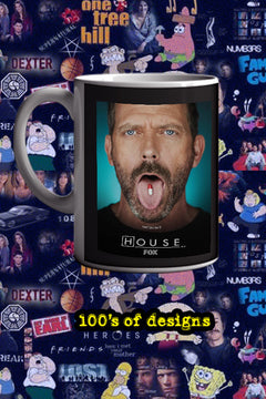 House M.D 11oz Mug featuring Hugh Laurie | TV Show House M.D Design - Trendy Gift for Fans - Dr. Gregory House Poster Art