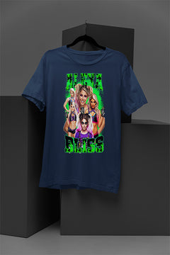 Alexa Bliss WWE Women's T-Shirt | Five Feet of Fury Tee | Raw Women's Champion Apparel