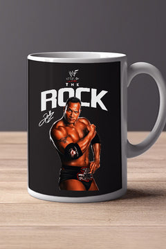 THE ROCK 11oz Mug Featuring Dwayne Johnson | wwe Collectible | Wrestling Fan Gift