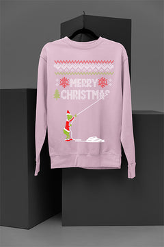 UGLY Grinch Merry Christmas | Whimsical Holiday Cheer | Festive 70s Nost