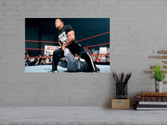 WWE Attitude Era The Great One Dwayne Johnson Poster | Wrestling Vintage Throwback Design | Retro WWE Attire Collectible Art