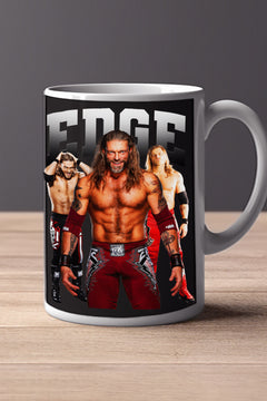 EDGE 11oz Mug featuring Pro Wrestling EDGE Design | Wrestling Superstar Name | Collector's Item