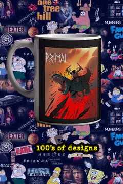 Primal 11oz Mug featuring Lead Actor | TV Show Design - Unique Primal Mug for Fans of the Show