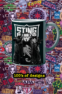 STING 11oz Mug featuring Pro Wrestling Icon STING | Wrestling Legend | Collector's Item | Unique Gift