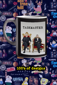 Taskmaster 11oz Mug featuring Greg Davies | Alex Horne | TV Show Taskmaster Design