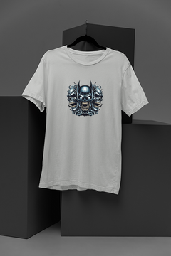 "Gotham's Dark Knight Skull T-Shirt | DC Inspired Halloween Tee |Batman Style Shirt"