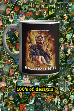 Horror Halloween 2 11oz Mug | Horror Film Design | Halloween 2 Art | Creepy Drinkware