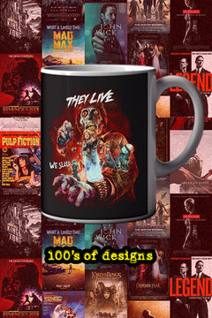 Halloween They Live 11oz Mug | Horror Film Design | They Live Poster Sublimation Mug