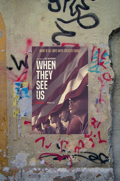 When They See Us Premium Gloss Poster | Jharrel Jerome | Ava DuVernay | TV Show Home Decor | Gift Idea for When They See Us Fans | Room Wall Art