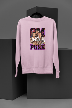 CM Punk WWE Sweatshirt | Best in the World Collection | Straight-Edge Superstar Apparel | Vintage