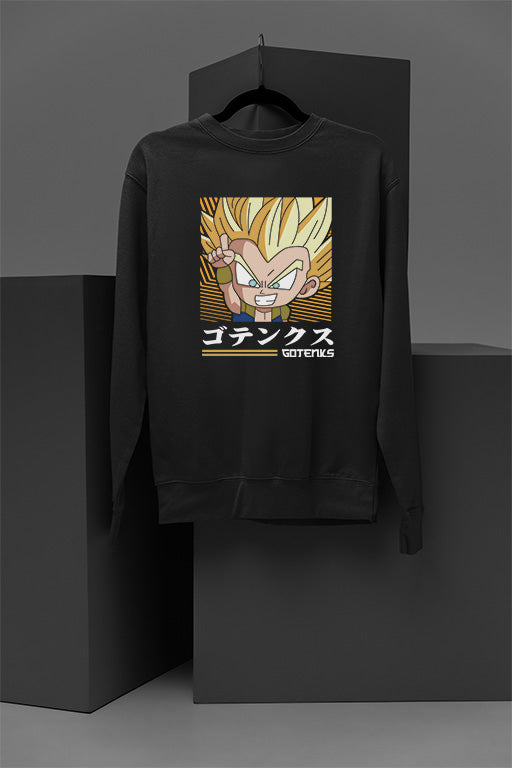 Gotenks Fusion Power Sweatshirt | Dragon Ball Z Anime Tee | Super Saiyan Shirt