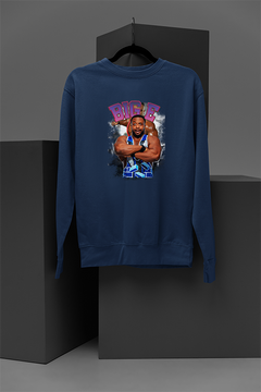 BIG E WWE Sweatshirt | Powerhouse Wrestling Star | New Day Era Apparel