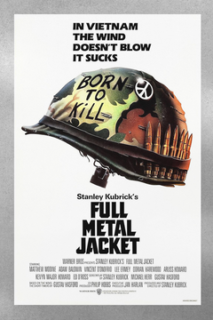 Full Metal Jacket R. Lee Ermey Poster | Film Memorabilia | Movie Art Print | Collectible Wall Decor