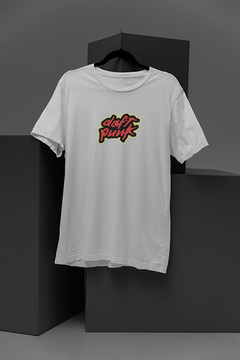 "Daft Punk Home Work Logo | Vintage Electro Rock Band Tee | Retro Synthwave Music Shirt | 90s Electronic Dance Music Merch | Daft Punk Tribute T-Shirt"