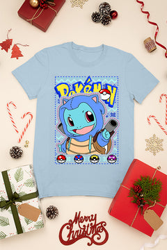KIDS UGLY Christmas Squirtle from Pokemon | Kids Christmas Ugly Design | Limited Edition