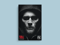 Sons of Anarchy Canvas Print | Jax Teller | TV Show Design | SOA Wall Art