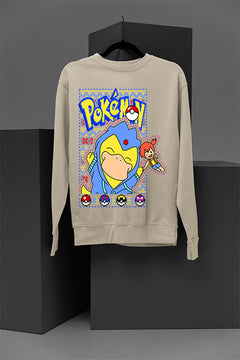 UGLY Psyduck Christmas Chaos | Psyduck Pokemon Retro | Ugly Christmas Sweatshirt | Vintage