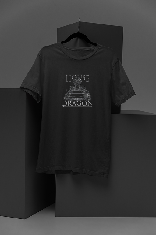 House of The Dragon | The Iron Throne T-Shirt - Game of Thrones Tee - Dragon Throne Apparel