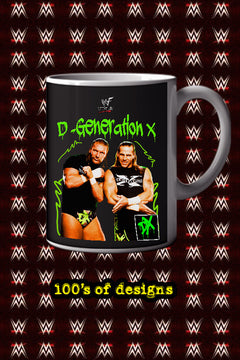 DX 11oz Mug | wwe DX Design | Wrestling Superstar Image  - WWE DX Mug - Unique Collectible Item