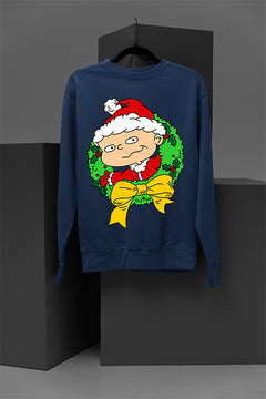 UGLY Retro Rugrats Phil Christmas Sweatshirt | 90s Cartoon Holiday Sweater | Phil DeV