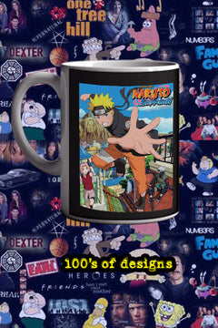 Naruto Shipuuden | 11oz Mug | Naruto Uzumaki | TV Show Gift | Naruto Shipuuden Poster Design | Anime Coffee Cup