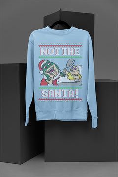 UGLY Blast from the Past: Earl and Baby Sinclair Christmas Sweatshirt | Dinosaurs Sitcom