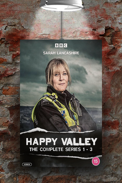 Happy Valley Sarah Lancashire Gloss Poster | Crime Drama TV Show | British Series Fan Art Print