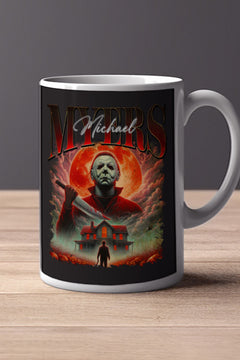 Halloween Michael Myers 11oz Mug | Horror Film Fan Merch | Scary Movie Coffee Cup