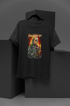 Horror Friday the 13th | Vintage Graphic Tee | Scary Costume Shirt | Horror Film Gift | Halloween