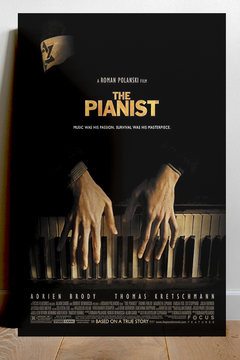 The Pianist Adrien Brody Gloss Poster | Film Artwork | Classic Movie Decor