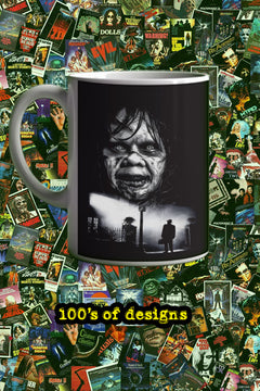 Halloween The Exorcist 11oz Mug | Horror Film | Horror Movie Poster | Vintage Design