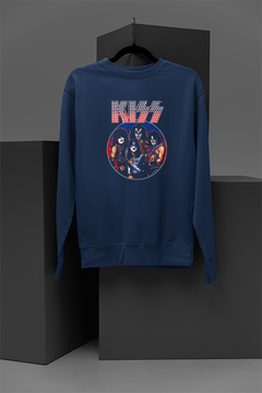 Kiss Rock Band | Vintage 70s Rock Sweatshirt | Retro Glam Rock Clothing | Kiss Band Merch | Music Fan Apparel | Classic Rock Legends Shirt | Gene Simmons Paul Stanley Fashion | Rock and Roll Concert Gear | Iconic Band Graphic Tee | Heavy