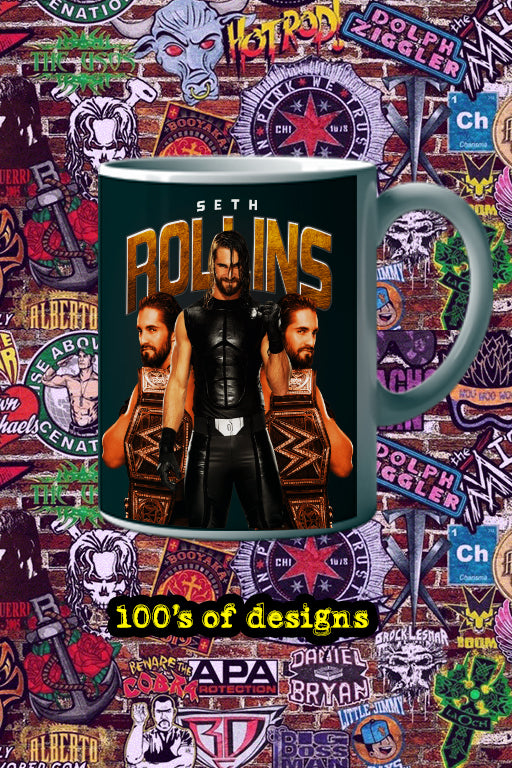 SETH ROLLINS 11oz Mug | Pro Wrestling Collectible | SETH ROLLINS Design | Wrestling Fan Gift