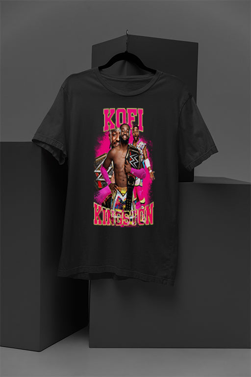 Kofi Kingston WWE | New Day Champion Shirt | High-Flying WrestleMania Icon