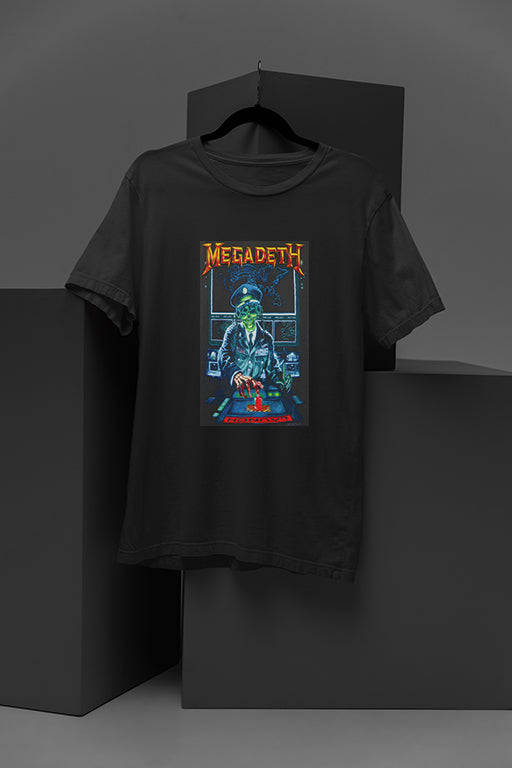Vic Rattlehead | Thrash Metal Band Tee | Iconic 80s Art | Megadeth Inspiration | Metalhead Fashion | Retro Rocker Shirt