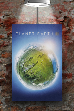 Planet Earth Premium Gloss Poster | David Attenborough | Planet Earth Design | TV Show Poster