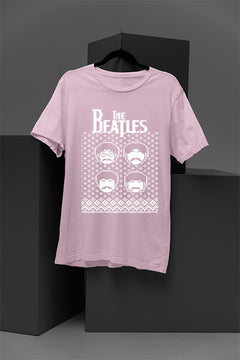 UGLY Retro Beatles Christmas T-Shirt | Vintage Beatles Ugly Design | Festive Fab Four Tee |