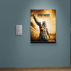 Spartacus Canvas Print | TV Show Decor | Liam McIntyre Art | Gladiators Wall Art