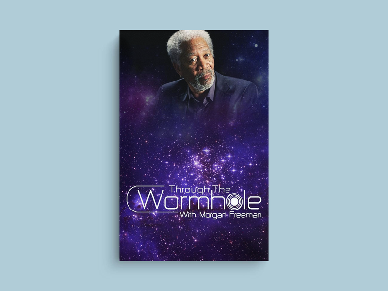 Through the Wormhole Canvas Print | TV Show Poster Art | Unique Design | Science | Exploration | Space | Philosophy | Morgan Freeman