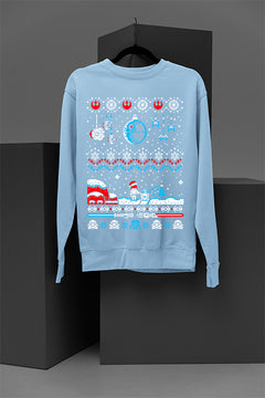 UGLY Galactic Festivities Star Wars Navideño Christmas Sweatshirt | Jedi Holiday Cheer | Sithmas