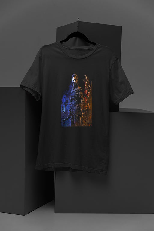 Horror Michael Myers | Freddie Kruger T-shirt | Horror Film Halloween