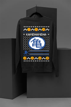 UGLY Dragon Ball Kamehameha Christmas Sweatshirt | Goku | Ugly Christmas Sweater