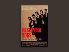 Reservoir Dogs Canvas Print | Quentin Tarantino | Film Memorabilia Art