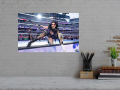 Wrestlemania 40 Premium Gloss Poster | Reha Ripley Wrestlemania Entrance | Wrestlemania 40 Design | Wrestling Fan Decor