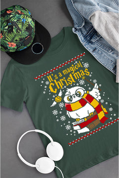 KIDS UGLY: Harry Potter Christmas | Hogwarts Style | Magical Kids Christmas Tee