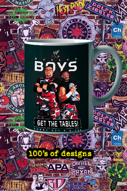 DUDLEY BOYS 11oz Mug | WWE Tag Team Champions Design