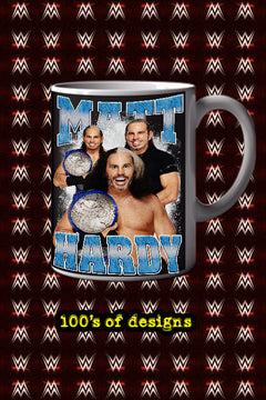 Matt Hardy 11oz Mug Pro Wrestling Image | Collectible | WWE Wrestler Design